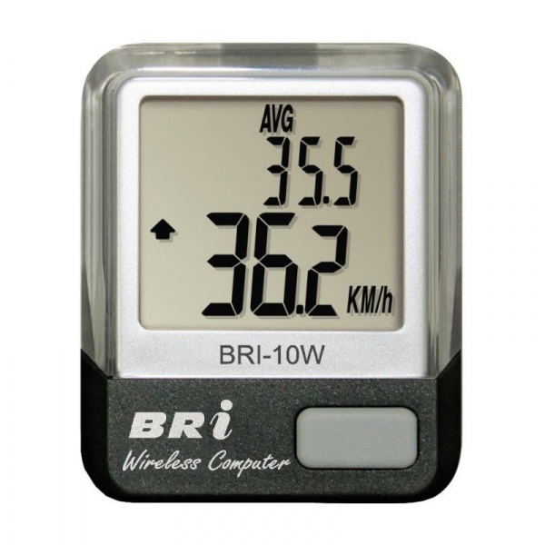 Велокомпьютер Echowell Bri-10W, 10 функций, беспроводной, цвет титан Велокомпьютер Echowell Bri-10W, 10 функций, беспроводной, цвет титан