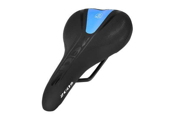 Седло ZEUS 1040 MTB Sport стальные рельсы,черный\синий